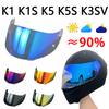 K5 Helmet Visor Shield for AGV K3SV K1 K5 K5S High Strength Sunscreen Capacete Windshield Uv-cut Lens Casco Moto Accessories