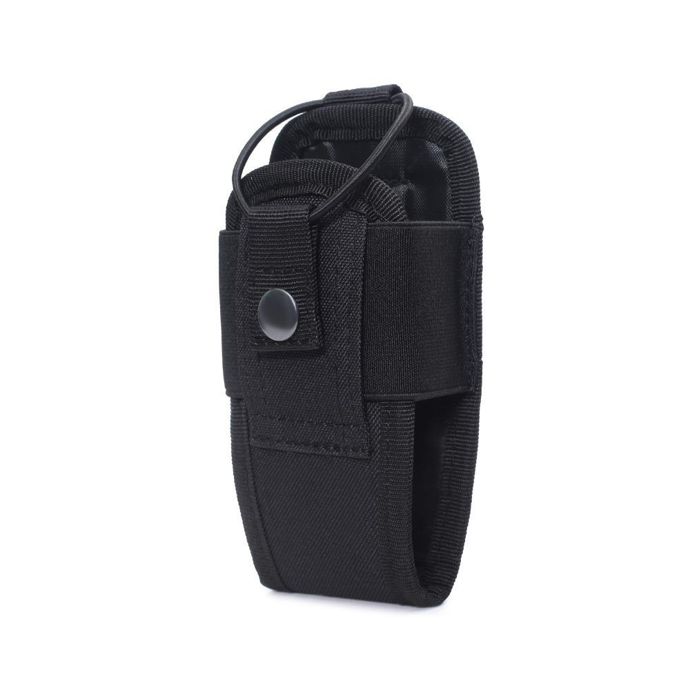 Tactical Molle Walkie Talkie Pouch, 600D Oxford Outdoor Waist Bag, Multifunctional Camping Accessory.