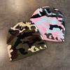 Vintage Letter Knit Hat For Men And Women Warm Winter Streetwear