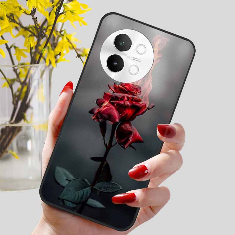 For Vivo V40 Lite 5G Case Fashion Soft Silicone Lovely Phone Cover for Vivo V 40 Lite V40Lite 5G Protect Back Cover TPU Coques