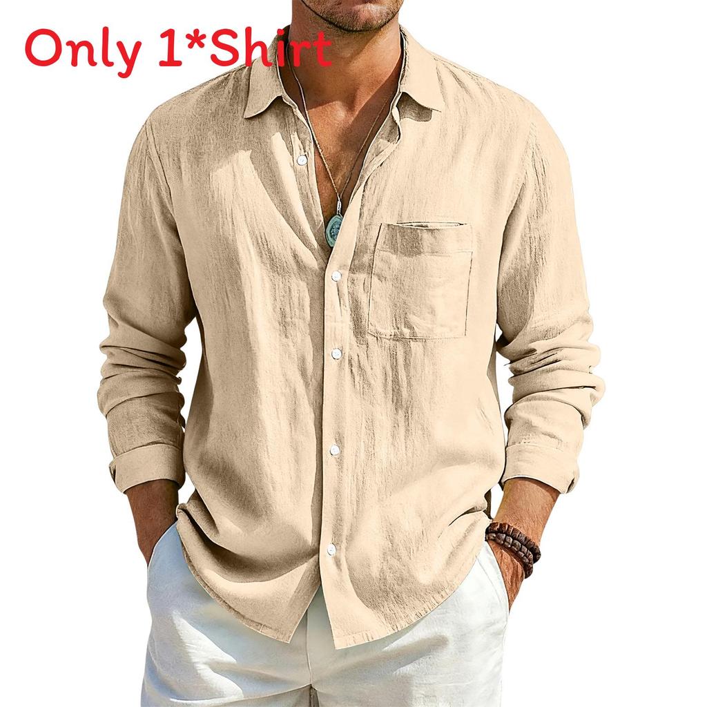 Casual Mens Cotton Linen Cardigan With Multiple Pockets For Summer And Fall Wear