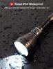 APLOS T05 Tactical Flashlight with 1022m Beam 3000 Dual USB Rechargeable Ultra-Long Distance, Lumens, Switch,