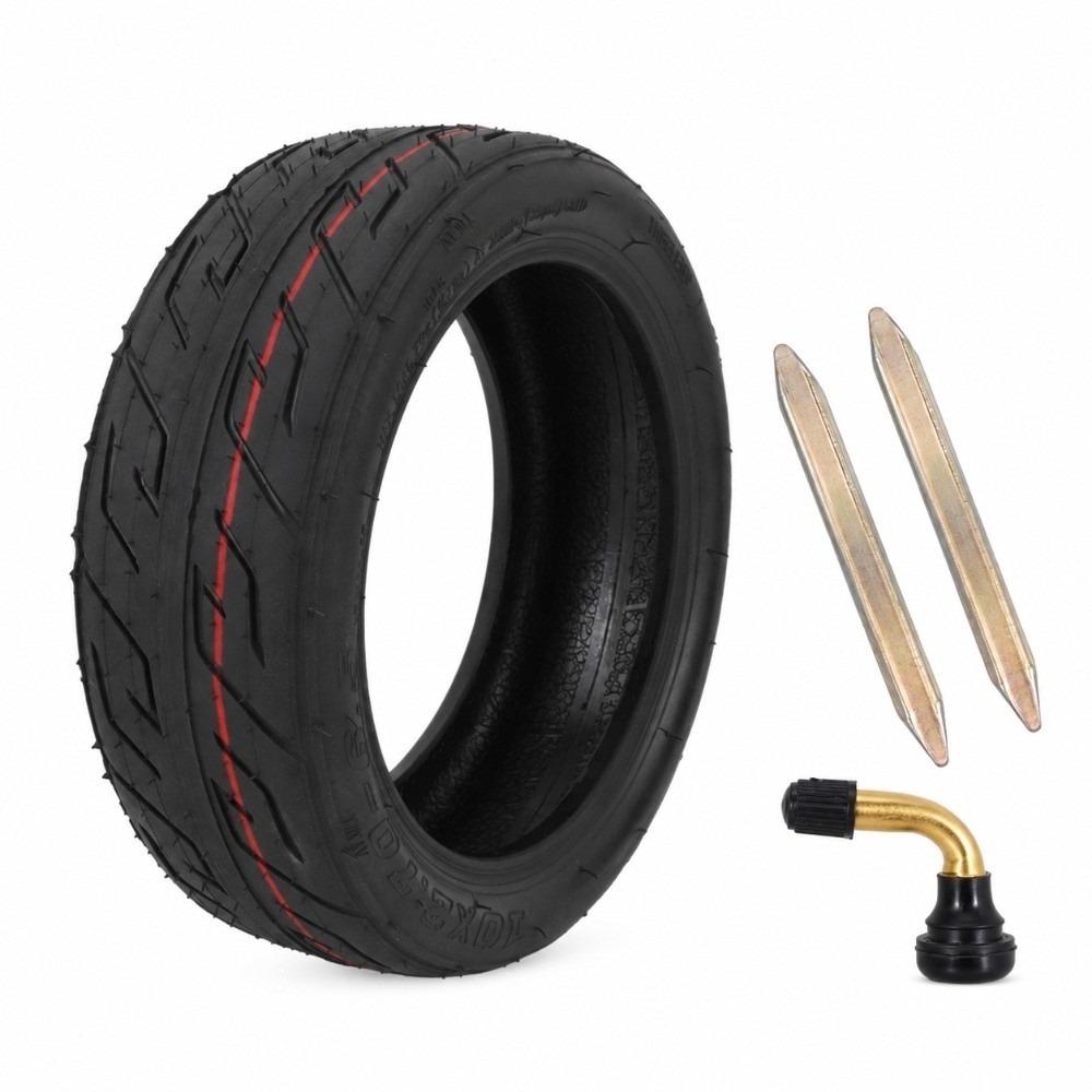 Black Electric Scooter Tire 10 x 2.70-6.5 Tubeless Tire Durable Vacuum Tire Electric Scooter