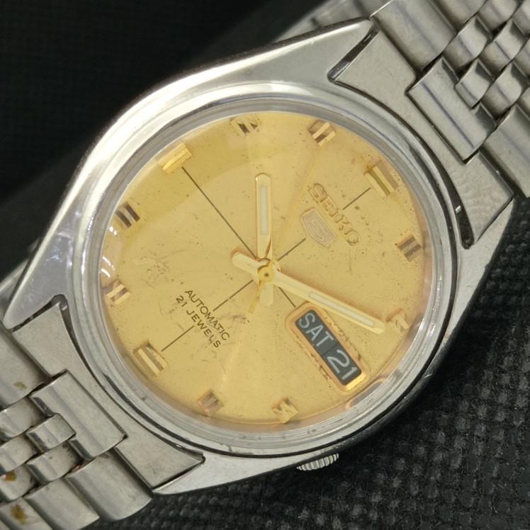 

Б/У винтажные мужские часы SEIKO 5 AUTO 7S26A из Японии с оригинальным циферблатом 606-a314466-9 SKU606-a314466