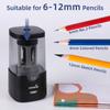 Tenwin Automatic Electric Pencil Sharpener with 3 Nib Auto Stop and  Fast Sharpen Adjustable