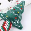 Pet Christmas Dog Teething Toys: Cute Cartoon Cotton Rope for Teeth Cleaning