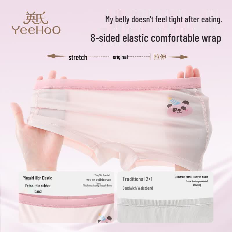 YEEHOO Girls' Antibacterial Modal Underwear Shorts