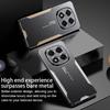 Aluminum Alloy Metal Matte Back Case For Redmi Note 14 13 Pro Plus K80/70/60/E 14C Cold Skin Feel Protective Phone Cover