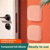 3 Piece Transparent Handle Collision Pad Wall Sticker Waterproof Noise-Proof Shockproof Adhesive Home Protective Pad