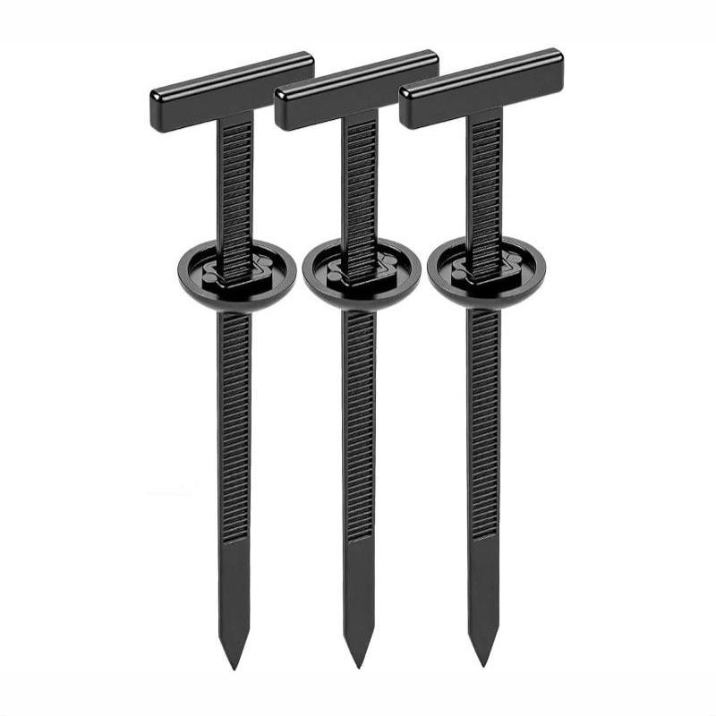 Nylon Push Rivet Fastener Clips 10/50/100Pcs Self-Locking Retainer Zip Ties for Wall Panel Installation Fixing