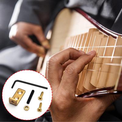 Stabilizzatore per tremolo in ottone, con viti di montaggio e chiave, per strumenti musicali, parti di chitarra