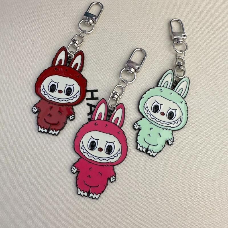 Cartoon Doll Keychain Girls Backpack Pendant Decoration Car Keyring Gift