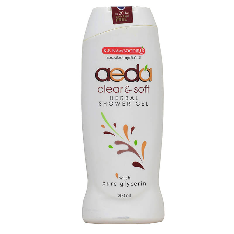 Натуральный гель для душа (200 мл), Herbal Shower Gel, K.P. Namboodiri s 11.5