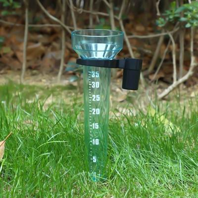 Portable Rain Gauge Cup Plastic Lawn Rainfall Gauge Gardening Rainwater Meter  Collect Rainwater