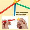 Straw Builder Toys Construction Engineering Toys Fine Tube Building Blocks Toys, Educational Toys DIY Gifts For Boys And Girls