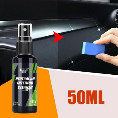 Car Plastic Restorer Polish Leather Cleaner Spray Back Renovator Detailing Car Auto Gloss To Coating Accessorie Car Repair B1M2