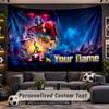Wall Hanging Tapestry Custom NameTransformers Pattern Personalized Printed Fabric Wall Decor