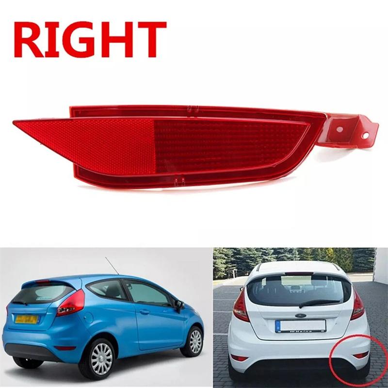 

Rear Left Side Fog Light W/Bulb Right Side Bumper Reflector For Ford Fiesta Wt Mk7 2009-2014 8A61-15K273-Ab 8A61-15K273-Ac as the picture