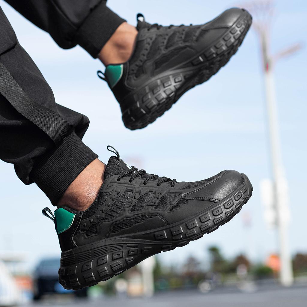 Pánská bezpečnostní obuv Dámská pracovní obuv Ocelová tužinka Pracovní boty Tenisky Pánská Dámská Lehká Prodyšná obuv Stavební obuv