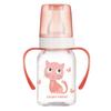 120 Bottle with Handles Bpa Free Pink Kitty 3m