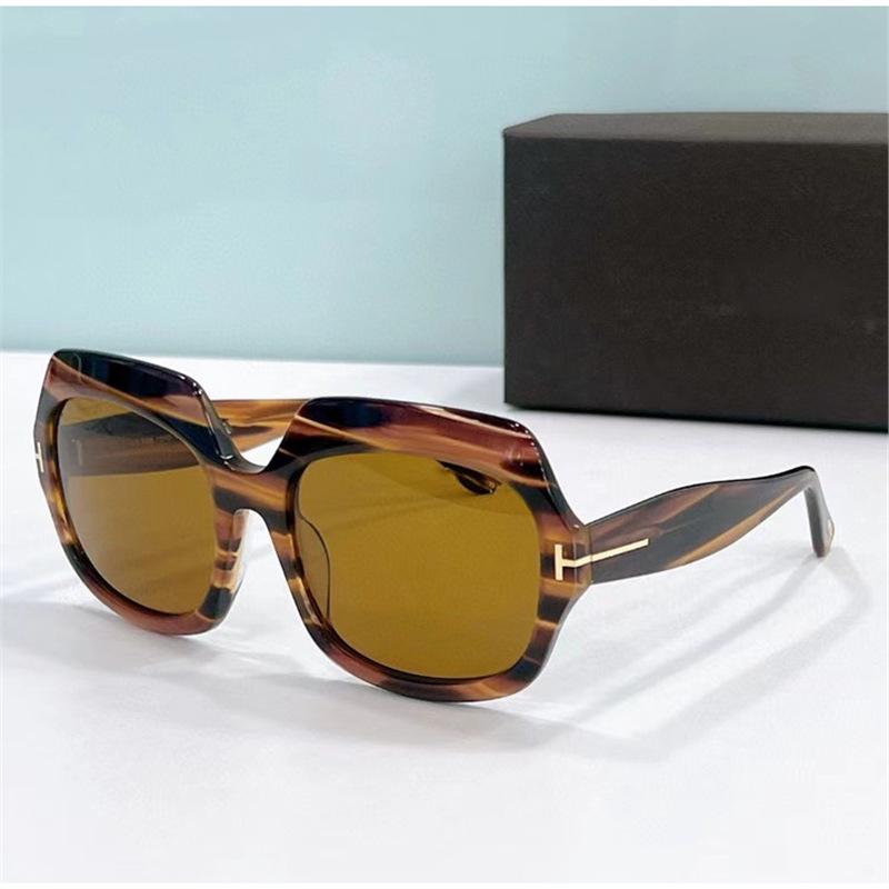 Guli Nazha Retro Unisex Sunglasses: Classic Frame for a Slimmer Look – 1155 Sun Protection Trendy Design. Standard шоколадный