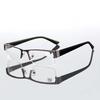 Metal Stainless Myopia Eyeglasses Computer Men Eyeglasses Half Frame Spectacles Anti Blue Ray Eyeglass -1.0 -1.5 -2.0 to -5.0 -6.0
