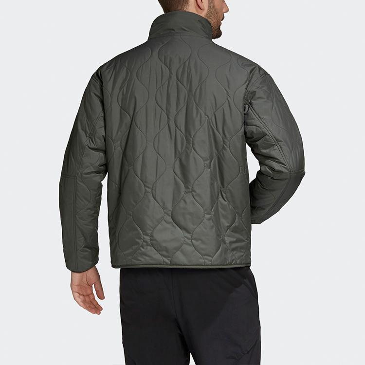 Adidas Wendejacke mit Kragen aus Baumwolle für Herren Oberbekleidung Grün GF0052