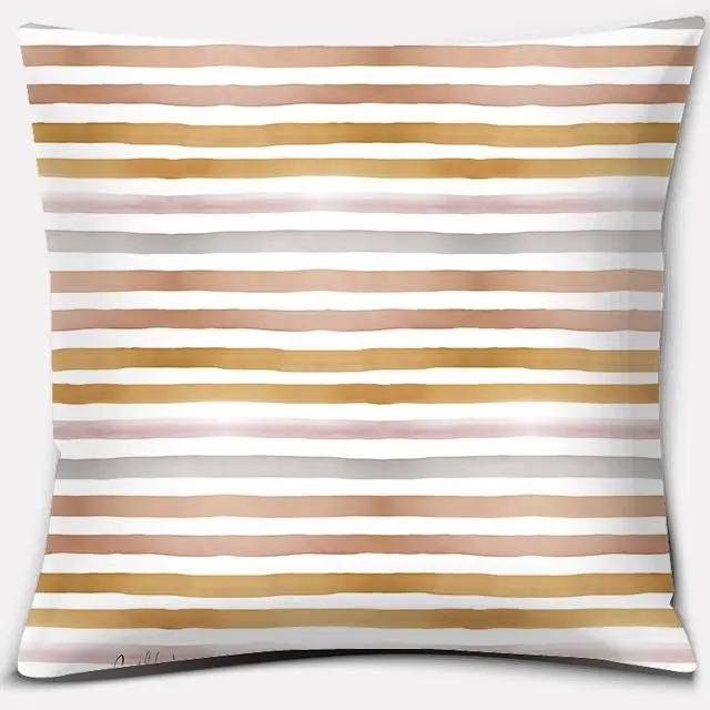 Geometrische Figur Polyester Kissenbezug Kissenbezug Auto Heim Ornamente Sofa Bett Dekoration