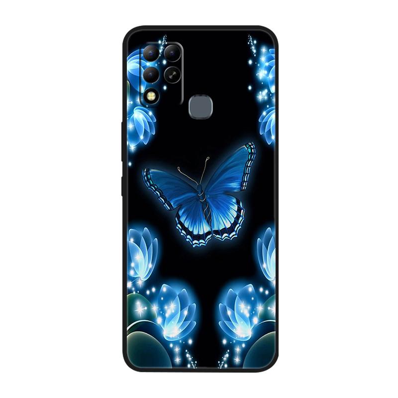 For Infinix Hot 11 G37 4G Case Covers TPU Black Silicone Cover for Infinix Hot11 G37 Protective X689F Soft G 37 Black Shells