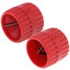 2pcs 5-38mm Red Round Thickened Copper Tube Chamfers for Metal Tube Internal External Deburring Cleaning Tools Remover Reamer