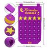 DIY Eid Mubarak Felt Ramadan Calendar With Pocket for Kids Gifts Countdown Calendrier Ramadan 2025 Kareem Muslim Party Decor