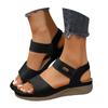 Elegant Slip-On Party Dress Women'S Sandals Wedges Shoes For Women Sandals With Arch Support Comfortable Zapatos De Mujer