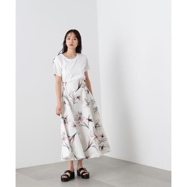 [JILL by JILL STUART] Overlap Flower Flare Skirt (Pre-order: Arrives mid-April - late April)