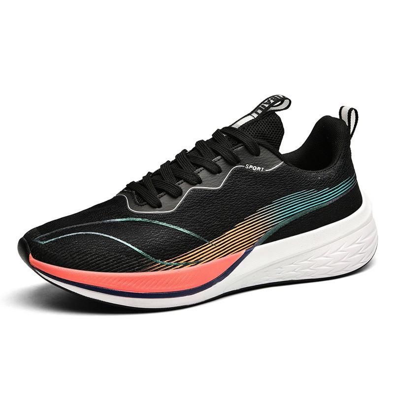 7PRO carbon board running shoes summer single net breathable men's and women's shock-absorbing soft-soled popcorn casual sports shoes