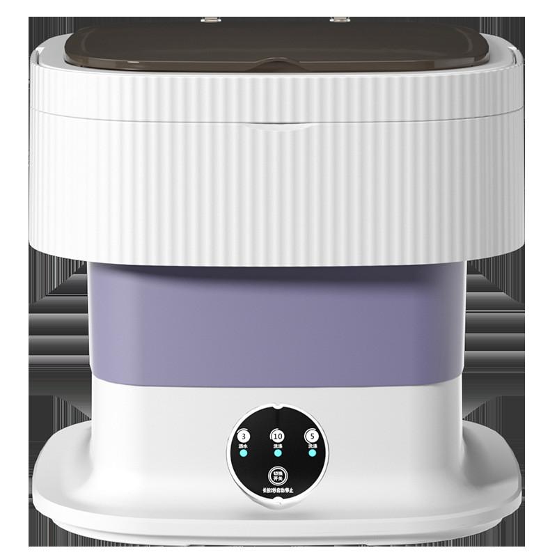 6L/10L Household Large Capacity Underwear Washing Machine Foldable Electric Washer Portable Mini Travel Washing Device