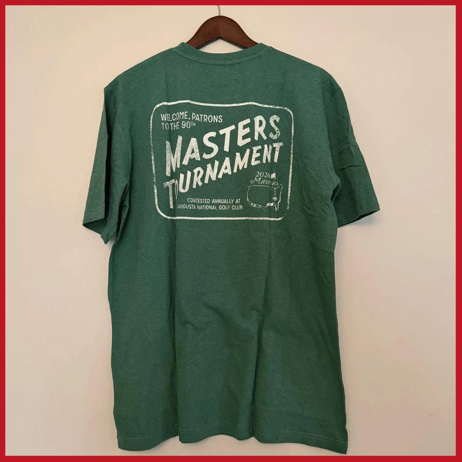 2026 Masters Tournament Augusta National 90th T-shirt Reprint AN69387 XXXXL