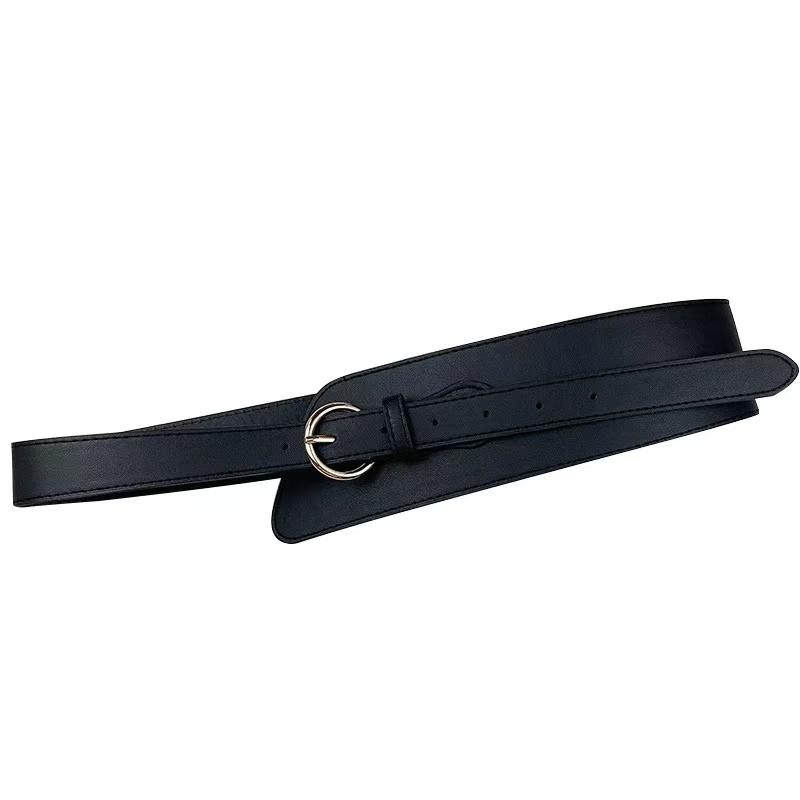 Waist Cover Women's Summer New Decorative Coat Suit Black Wide Belt Retro Fashion Versatile Waist Shirt Belt