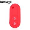 Silicone Car Key Cover Case Shell Holder For Mg 3 Sw Mg3  2011 2012 2013 2014  2 Button Flip Folding Key Case Accessory