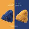 Wool hat for women, versatile bag head in autumn and winter, ear protection, warm and cold-proof, cold hat for men, big head circumference, small