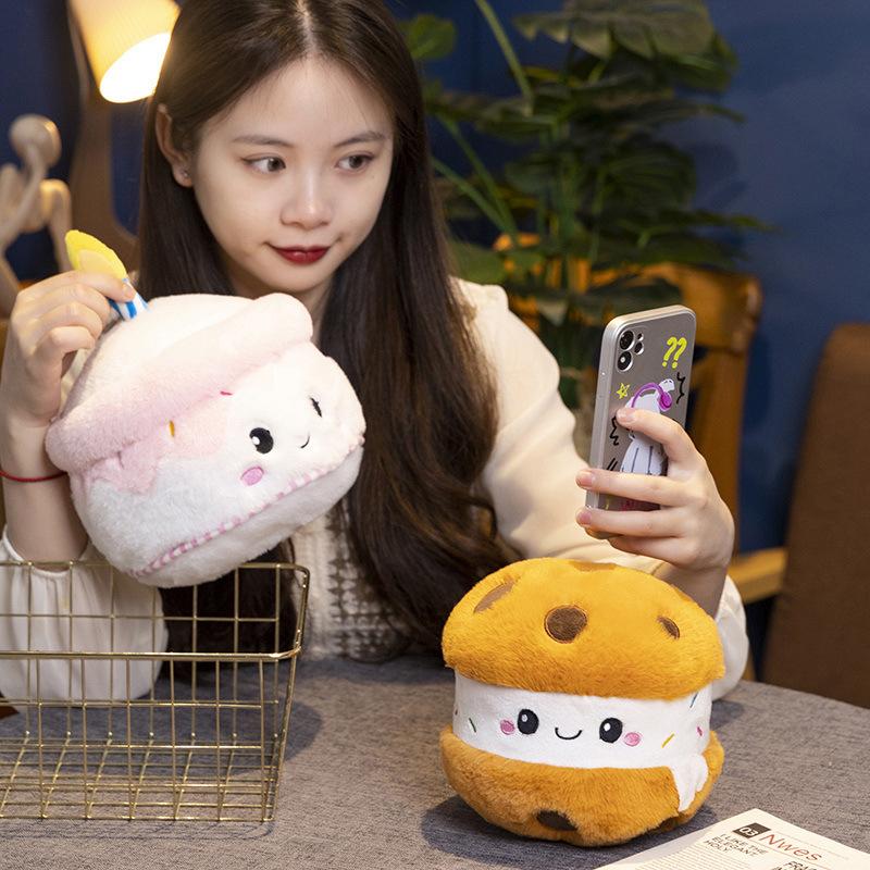 Creative Simulation Cake Throw Pillow Plush Toy Dessert Cookies Chocolate Cream Cake Doll Children'S Rag Doll