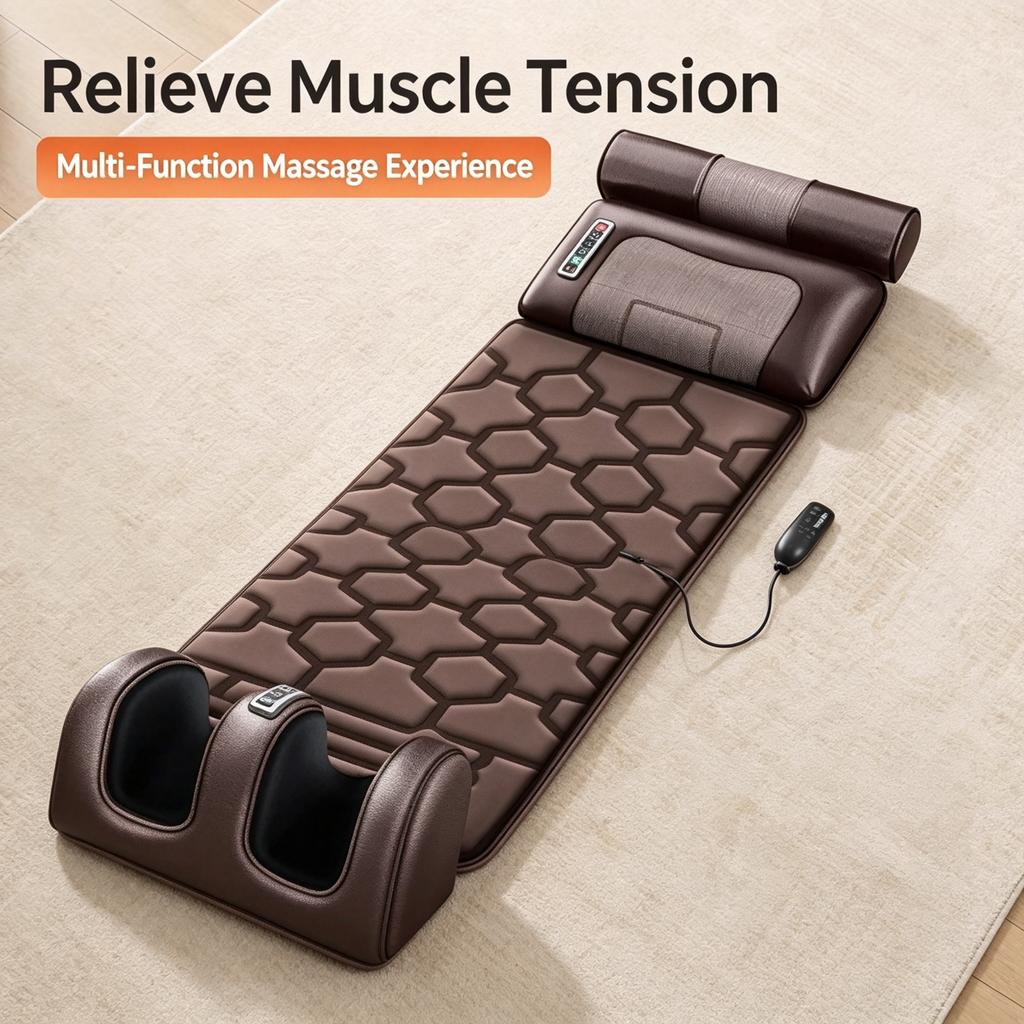 Multi-Function Massage Mat for Neck, Shoulders & Back Pain Relief