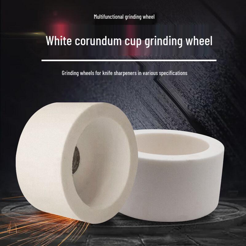 White Corundum Cup Grinding Wheel for Angle Grinders