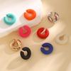 European & American Style C-Shaped Open Ear Cuff - Women's Fashion, Non-Pierced, Colorful, Simple Design Jewelry
