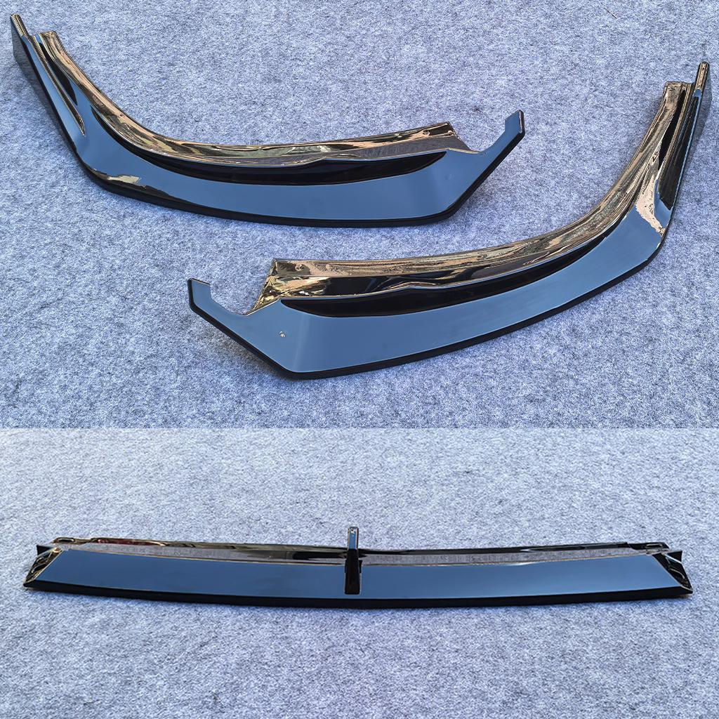 Gloss Black Car Front Bumper Lip Spoiler Air Chin Body Kit Splitter For BMW G20 3-Series 330e 330i M340i 320i M-Sport 2023-2026