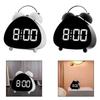 Electronic LED Alarm Clock Home Decor Time Precision, Loud Bell, Double Bell Tabletop Clock for Office Heavy Sleepers Dormitory