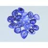 166Cts.Color Enhanced Blue Solar Cab Agate Mix Loose Gemstone 16Pcs Lot C-2121