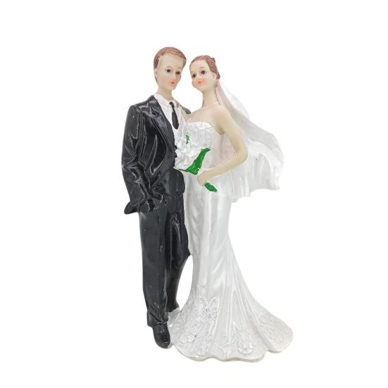 Couple Statue Wedding Cake Topper Resin Bride And Groom Figurine