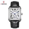 CHENXI 8216 Elegant Waterproof Square Men's Quartz Watch Men Watches Roman Scale Business Leather Strap Military Wristwatch