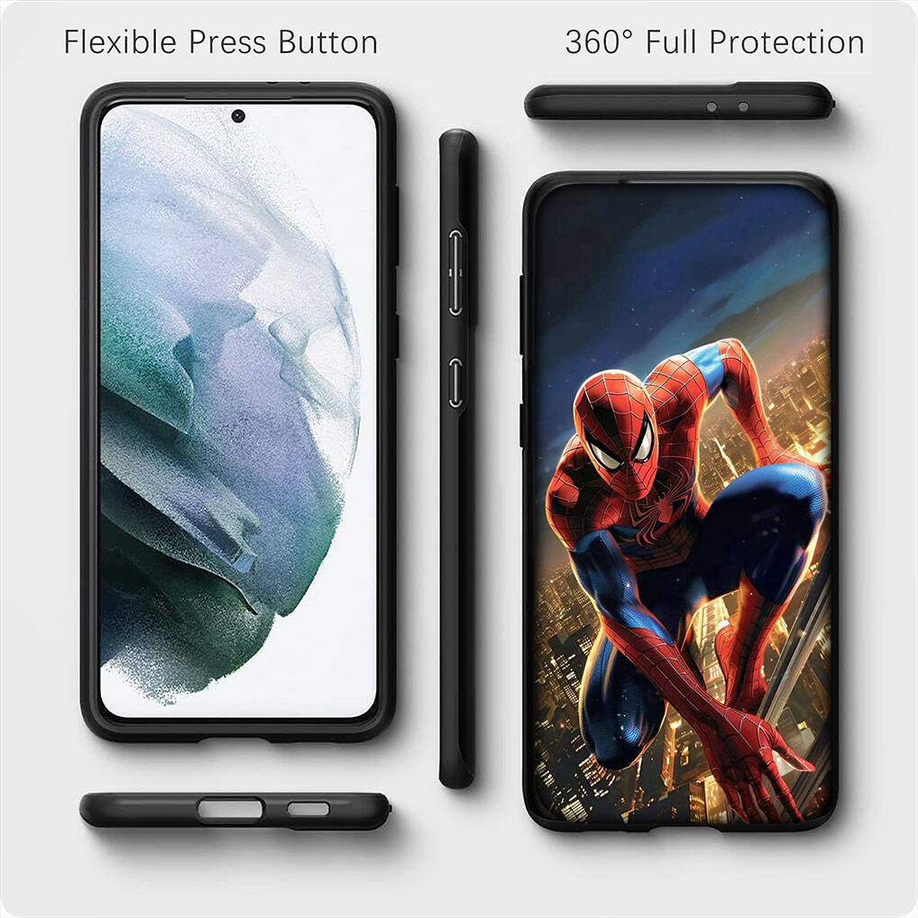 for iPhone 17 16 15 Xiaomi Poco F7 F8 X7 X6 C85 C75 C71 M8 Redmi Note 14 13 12 Pro Max 14C 13C 15C A3 A4 Phone Case Anime Spider Man Spiderman Cover