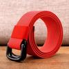 Casual Training Nylon Elastic Belt Trend Versatile Canvas Braided Belt Luxury Design Cargo Pants Waistband For Women Man